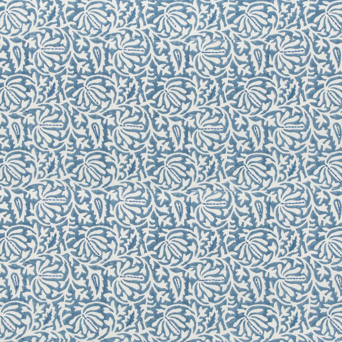 Lee Jofa Laine Print Bluebell Fabric