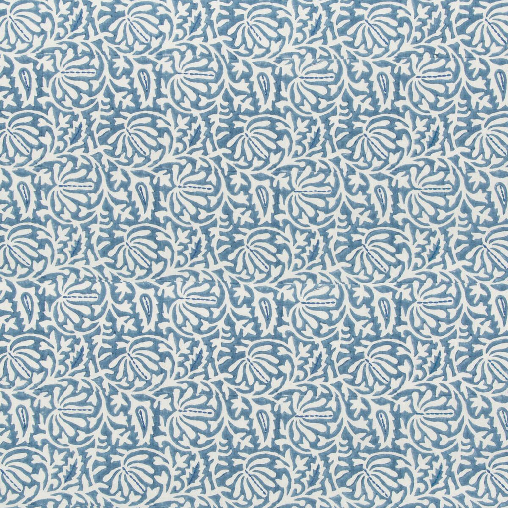 Lee Jofa Laine Print Bluebell Fabric