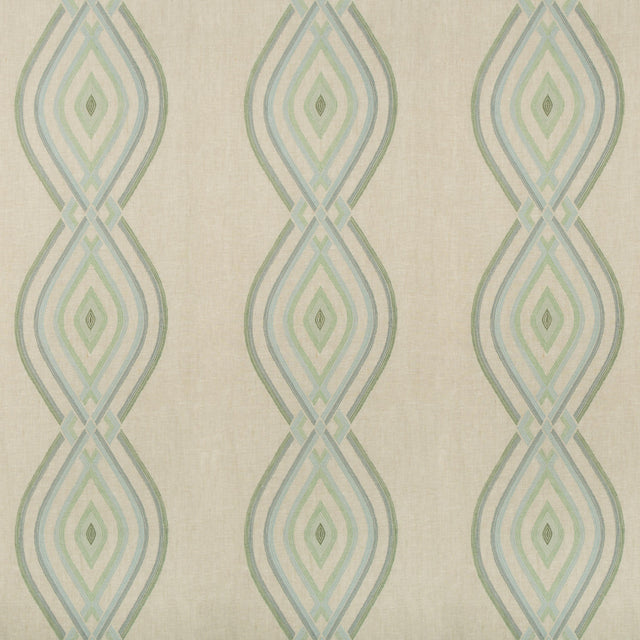 Lee Jofa ORA EMBROIDERY MIST Fabric