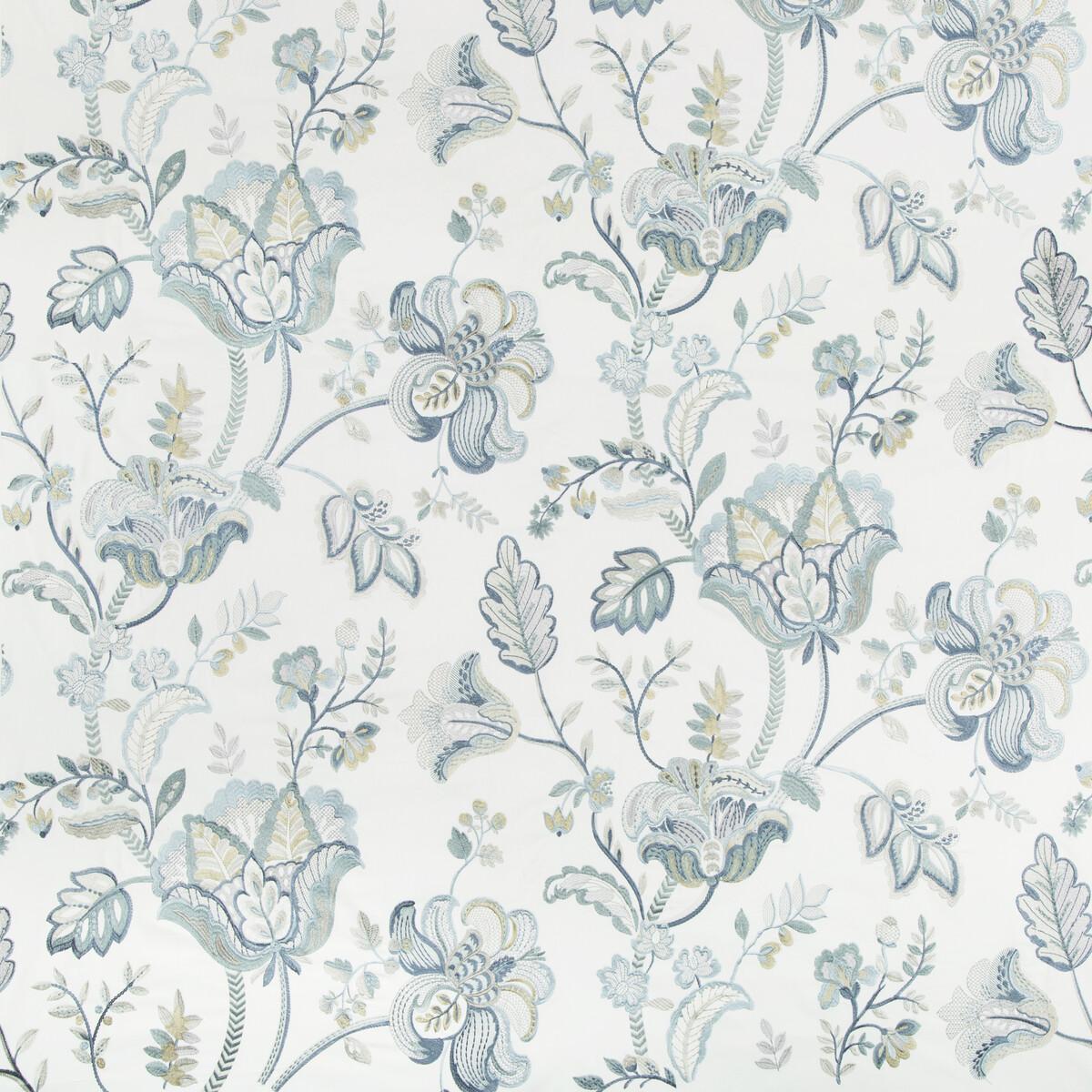 Lee Jofa Bradford Emb Juniper/Lagoon Fabric