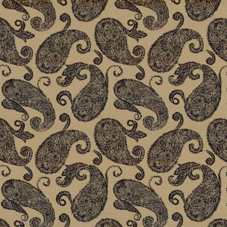 Kasmir Frascati Paisley Black Fabric
