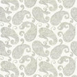 Kasmir Frascati Paisley Platinum Fabric