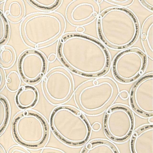 Kasmir Glitz N Glam Champagne Fabric