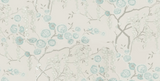 Kravet PEONY TREE AQUA Wallpaper
