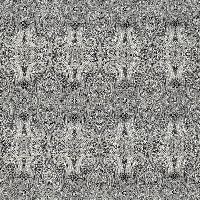 Kasmir Grand Paisley Licorice Fabric