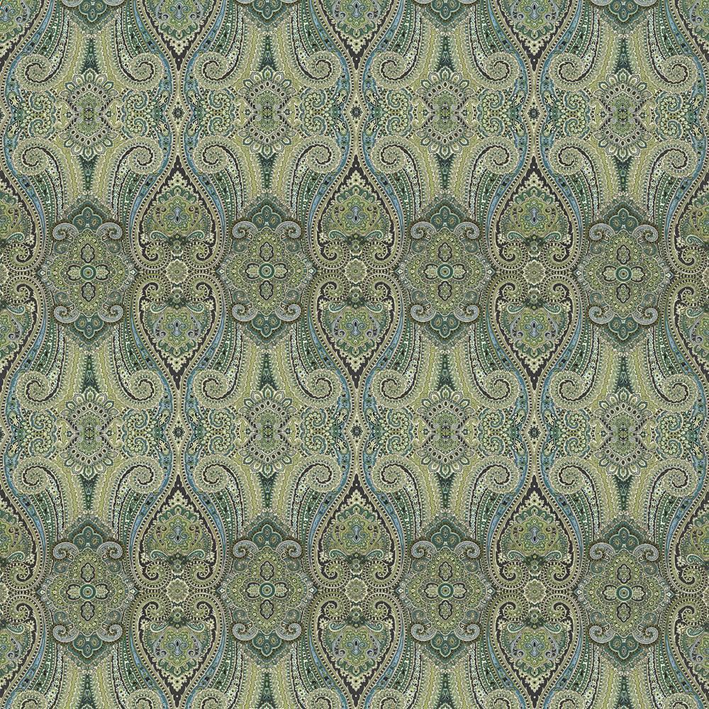 Kasmir Grand Paisley Peacock Fabric