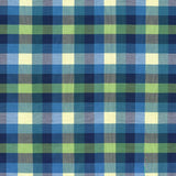 Kasmir Grimaldi Check Mediterranean Fabric