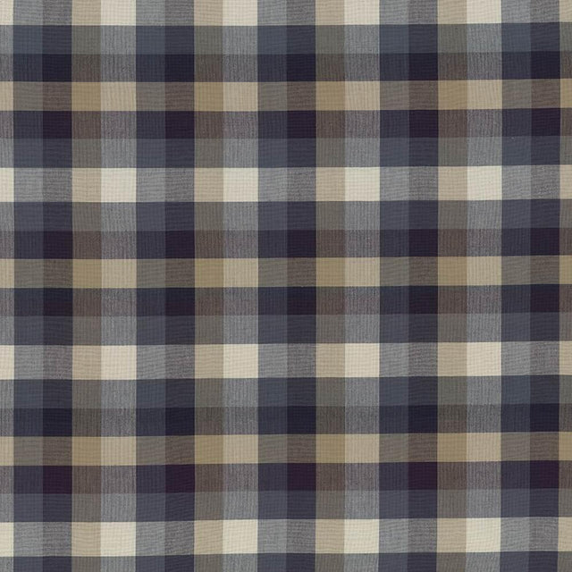 Kasmir Grimaldi Check Sandstone Fabric