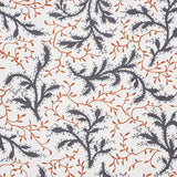 Schumacher Sprig Basalt & Fawn Fabric