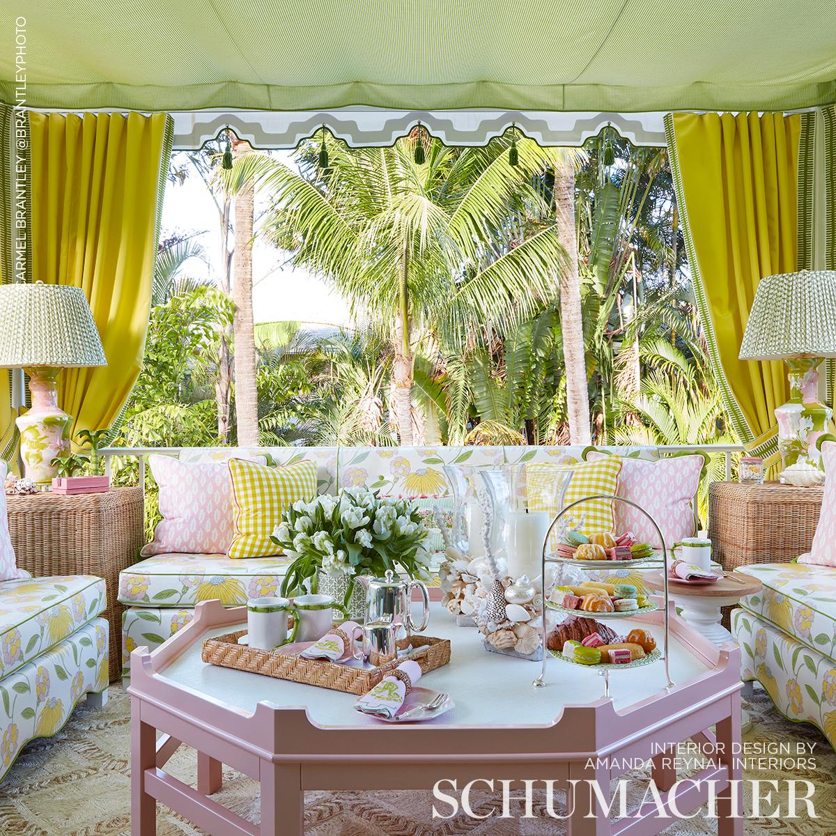 Schumacher Bouquet Toss Pink Lemonade Fabric – DecoratorsBest