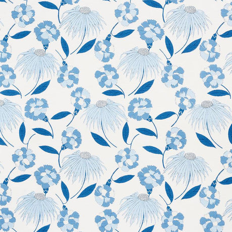 Schumacher Bouquet Toss Afternoon Blue Fabric