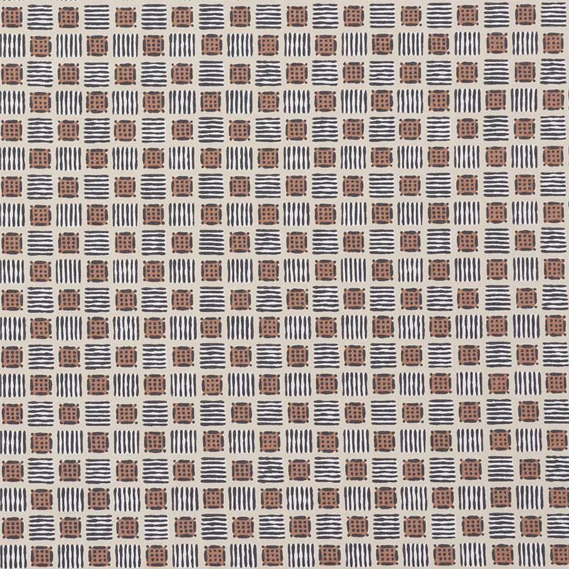 Schumacher Mottley Grid Wren Fabric