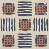Schumacher Mottley Grid Wren Fabric