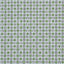 Schumacher Mottley Grid Sky & Putting Green Fabric