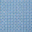 Schumacher Mottley Grid Cottage Blue Fabric
