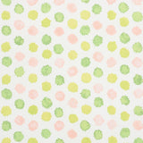 Schumacher Mini Bursts Pink & Leaf Fabric