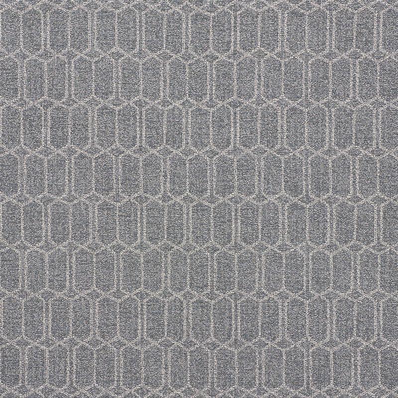 Schumacher Modern Trellis Outdoor Slate Fabric