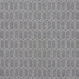 Schumacher Modern Trellis Outdoor Slate Fabric