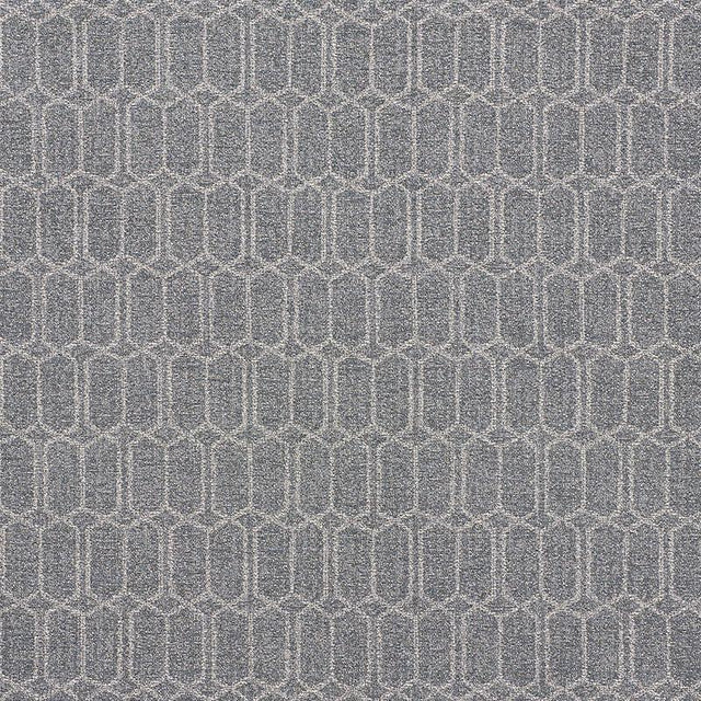 Schumacher Modern Trellis Outdoor Slate Fabric