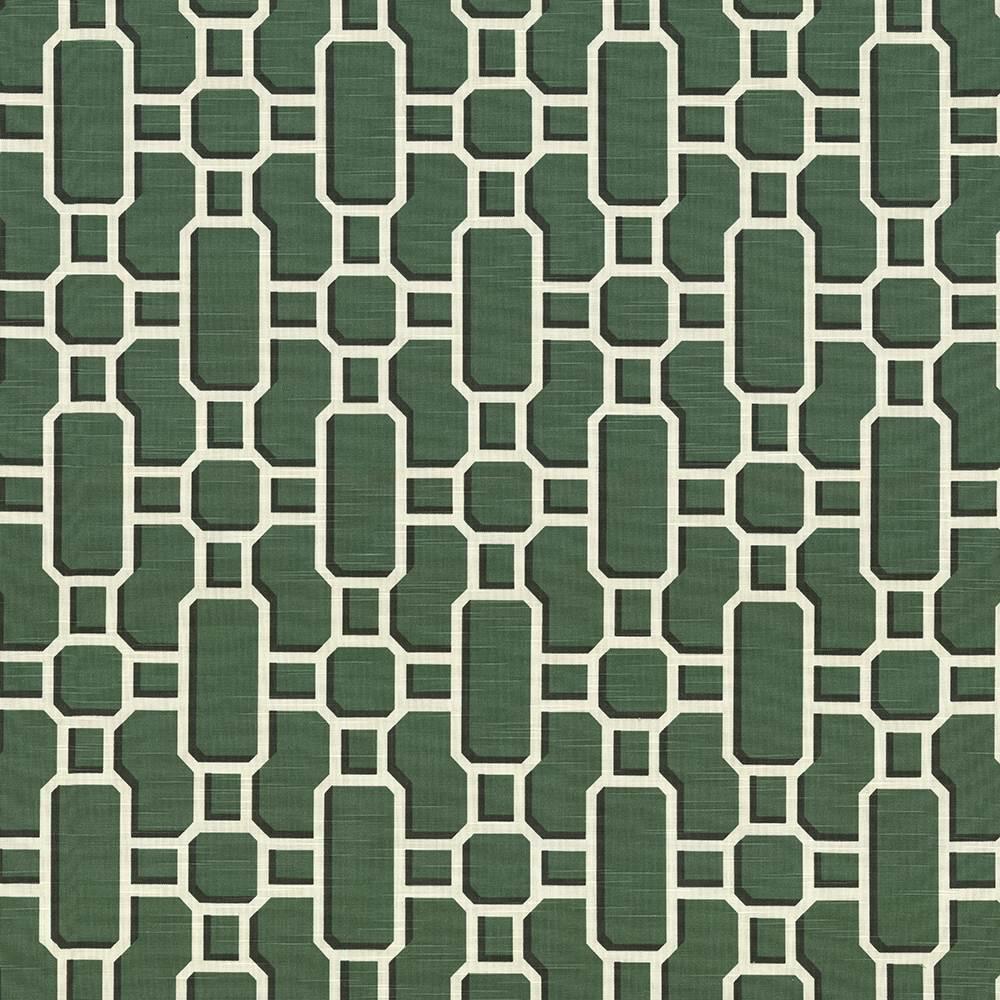 Kasmir Hakkasan Fret Emerald Fabric