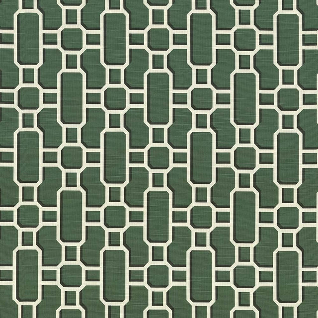 Kasmir Hakkasan Fret Emerald Fabric