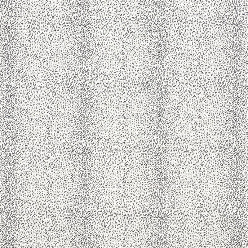 Schumacher Mini Leopard Outdoor Charcoal Fabric