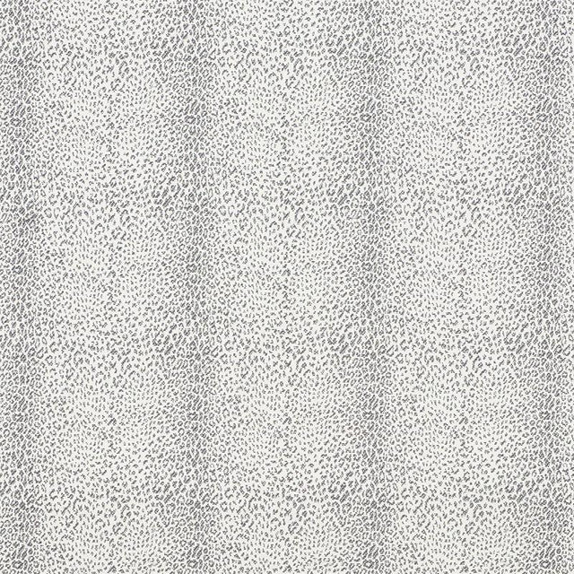 Schumacher Mini Leopard Outdoor Charcoal Fabric