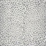 Schumacher Mini Leopard Outdoor Charcoal Fabric