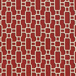 Kasmir Hakkasan Fret Rouge Fabric