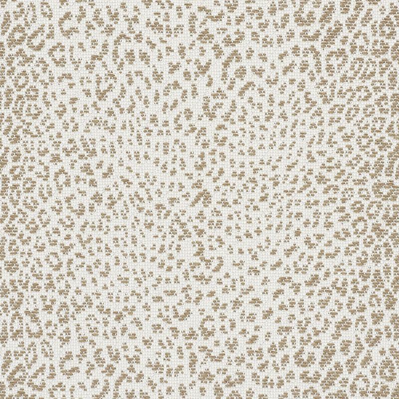Schumacher Mini Leopard Outdoor Taupe Fabric