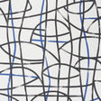 Schumacher Abstratto Black & Cobalt Wallpaper