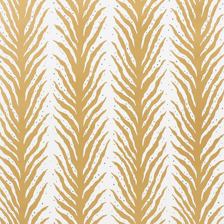Schumacher Creeping Fern Gold Wallpaper