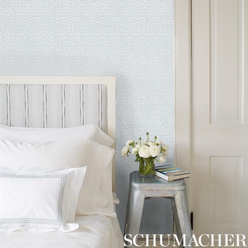 Schumacher Meander Haze Wallpaper