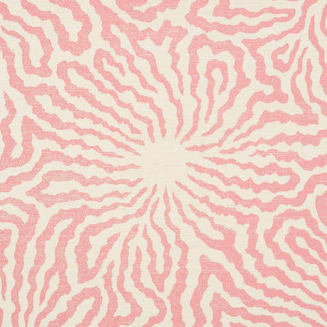 Schumacher Flower Shock Sisal Peony Wallpaper