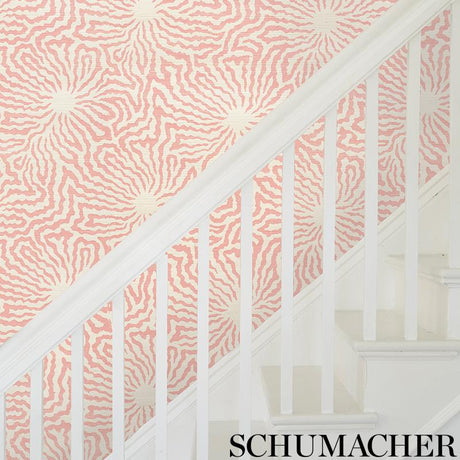Schumacher Flower Shock Sisal Haze Wallpaper