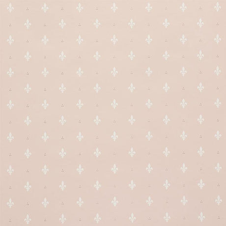 Schumacher Fleur De Lis Blush Wallpaper