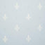 Schumacher Fleur De Lis Mineral Wallpaper