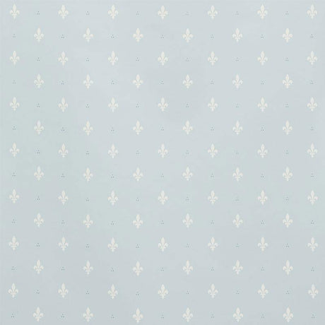 Schumacher Fleur De Lis Mineral Wallpaper