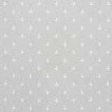 Schumacher Fleur De Lis Grey Wallpaper