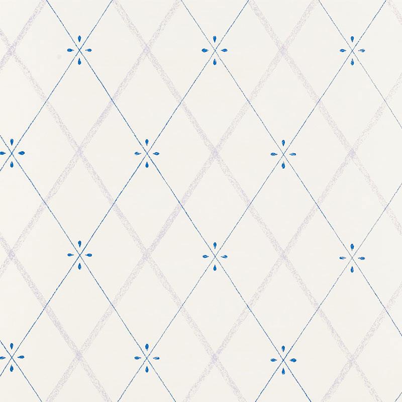 Schumacher Kasumi Diamond Hyacinth Wallpaper