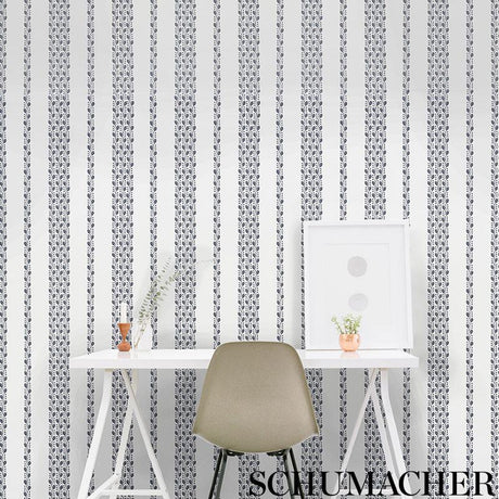 Schumacher Lillian Vine Mineral Wallpaper