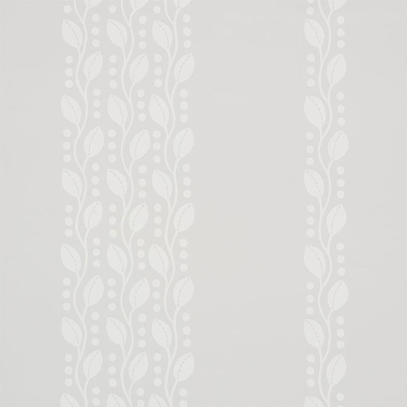 Schumacher Lillian Vine Grey Wallpaper
