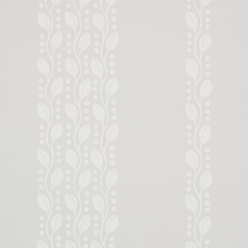 Schumacher Lillian Vine Grey Wallpaper