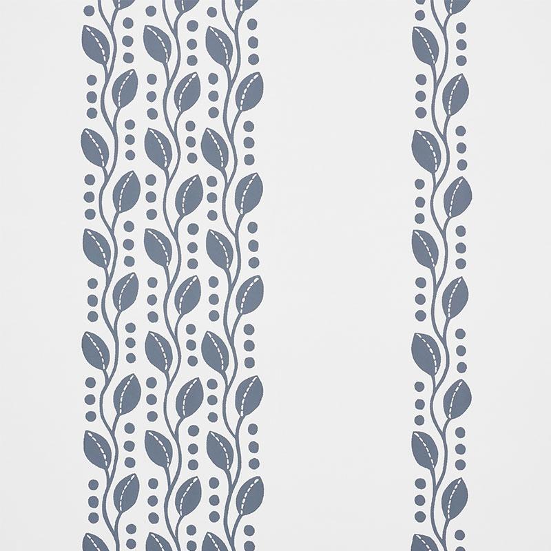 Schumacher Lillian Vine Carbon Wallpaper