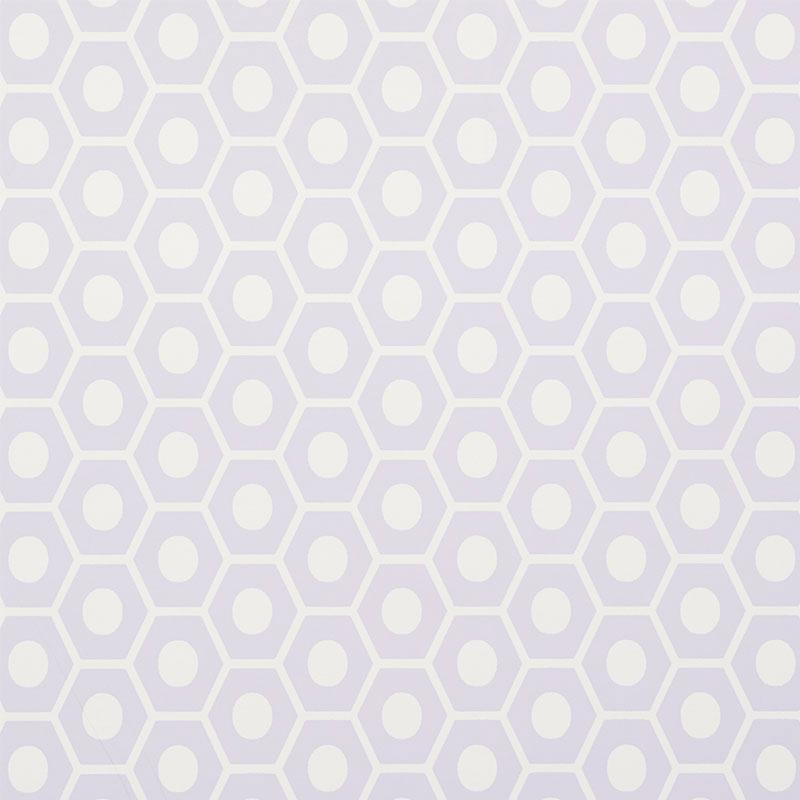 Schumacher Queen B Lavender Wallpaper