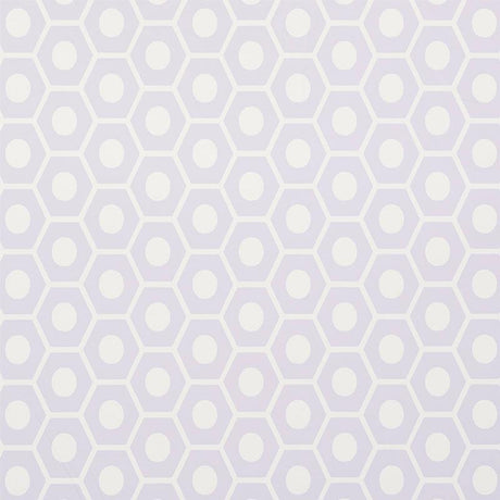Schumacher Queen B Lavender Wallpaper
