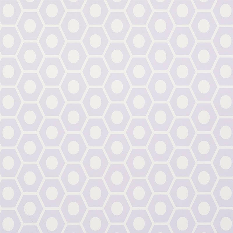 Schumacher Queen B Lavender Wallpaper