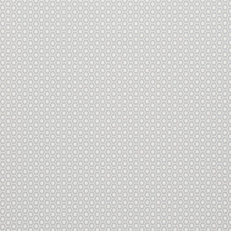 Schumacher Queen B Grey Wallpaper