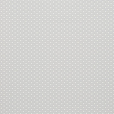 Schumacher Queen B Grey Wallpaper