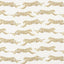 Schumacher Leaping Leopards Sand Wallpaper